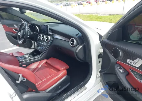 2017 Mercedes-Benz C 300 Sport from USA, damaged, VIN 55SWF4JB2HU231185